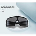 thumbnail image 4 of New SHIAdultO Fashion Cycling Glasses Outdoor Fishing Glasses One Piece Large Frame Sunglasses（red---No box）, 4 of 5