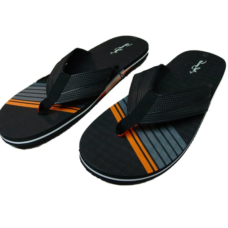 Panama Jack Men's Surf Stripe Flip Flop Sandal, Large 10-11 -