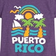 thumbnail image 3 of Instant Message - Puerto Rico - Toddler & Youth Girls Short Sleeve Graphic T-Shirt, 3 of 6