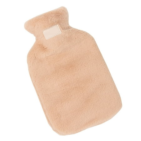Outdoor Portable Bottle Faux Fur Winter Hot Water Bag With Cover Gift Hand Warmer