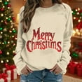 thumbnail image 2 of My Items Talove Long Sleeve Shirts for Women Funny Graphic Sweatshirt Women Fall Clothes Fall Clothes 2025 Fashion Womens Tops Dressy Casual Plus Size Christmas Shirts, 2 of 4