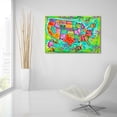 thumbnail image 6 of Epic Art 'Map Of Usa' by Dean Russo Acrylic Glass Wall Art, 36" x 24", 6 of 8