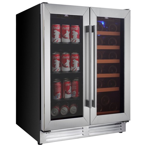 Koolatron Elite Series Dual Zone BuiltIn Wine Cooler Beverage Fridge