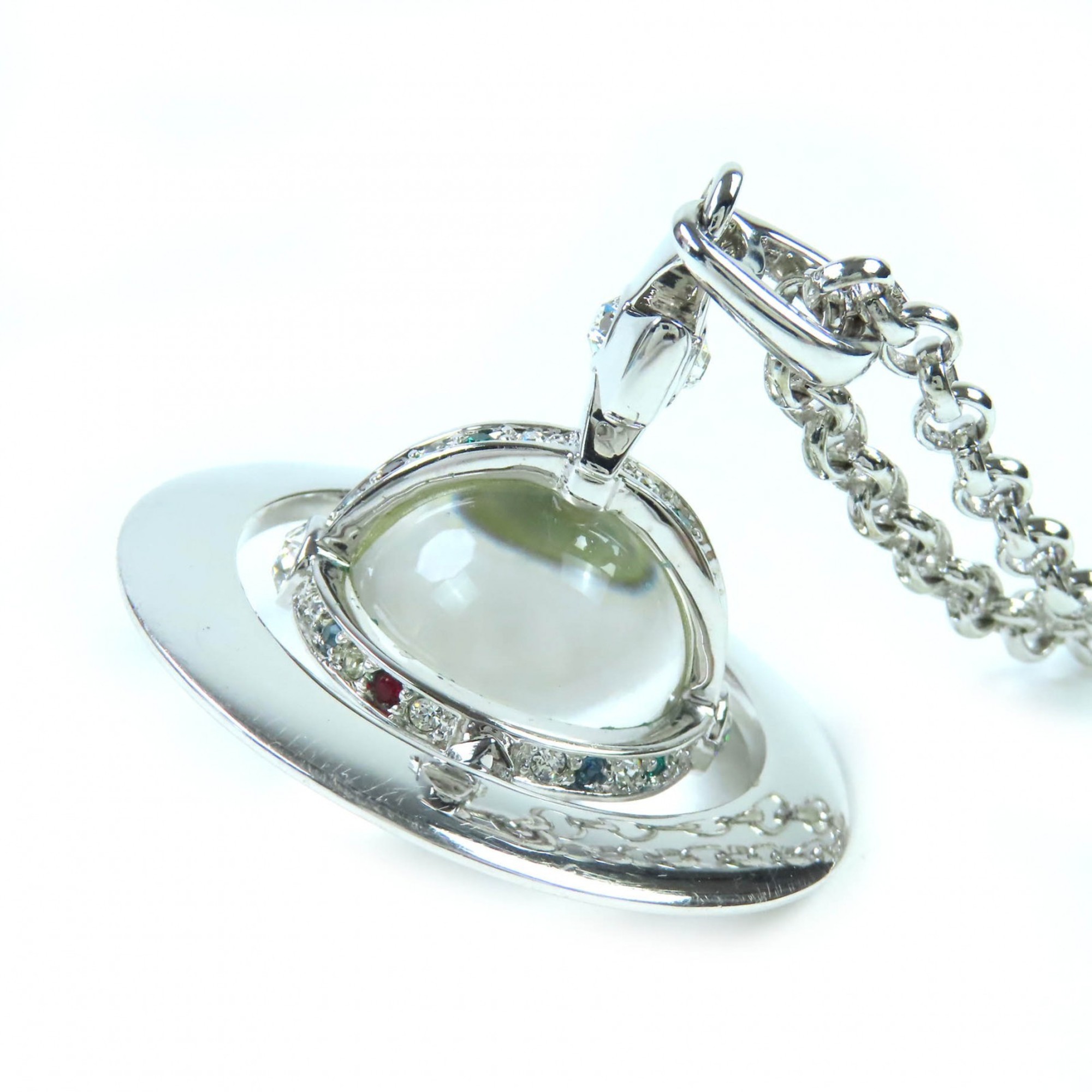 Pre-Owned Vivienne Westwood Small Orb Pendant Necklace with 
