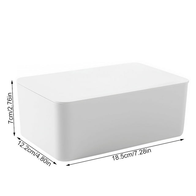 Baby Tissue Box with Lid Paper Dispenser Container Napkin Paper Container Napkin Storage Case Non-Slip Tissues Holder, Black