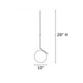 thumbnail image 4 of Plata Import Sphere Gold Ceiling Lamp, 4 of 4