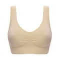 thumbnail image 2 of Large Size Seamless Racerback Sports Bra - No Padding No Wire Lightweight Nylon & Spandex for Maximum Support & Comfort, 2 of 10
