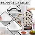 thumbnail image 4 of HELLHERO Cat Pumpkin Pattern Dust Cover 1Pcs Polyester 15.94"H x 9.45"L x 7.28"W for Kitchen Home Waterproof, 4 of 6