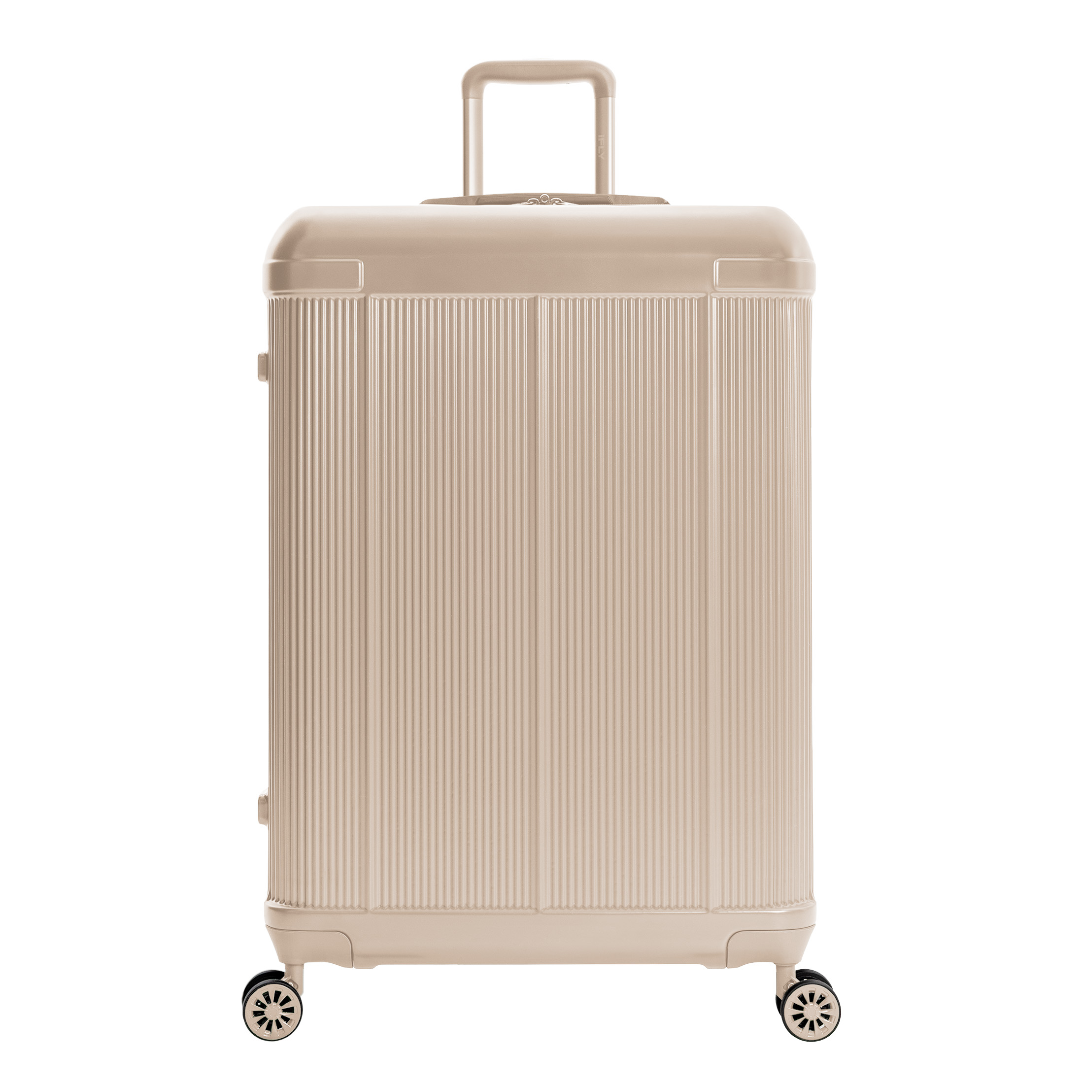 iFLY Rise 28" Expandable Hardside Large Checked Spinner Luggage, Sand