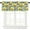 Lemon, variant on Fall Watercolor Leaves Kitchen Curtains Valance for Windows, Maple Leaves Short Curtains & Drapes Rod Pocket,Fall Leaves Window Treatment for Bedroom Living Room Curtain Over Sink 54x18in,1Panel