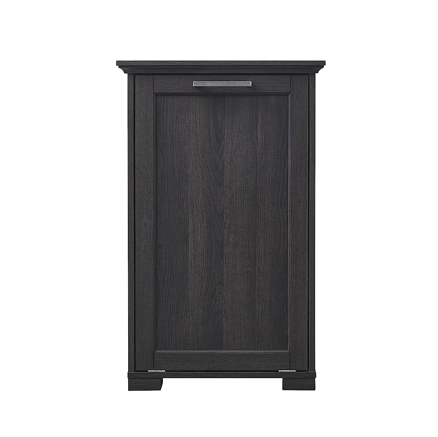 Wooden Tilt Out Trash Hidden Trash Can Kitchen Holds 10