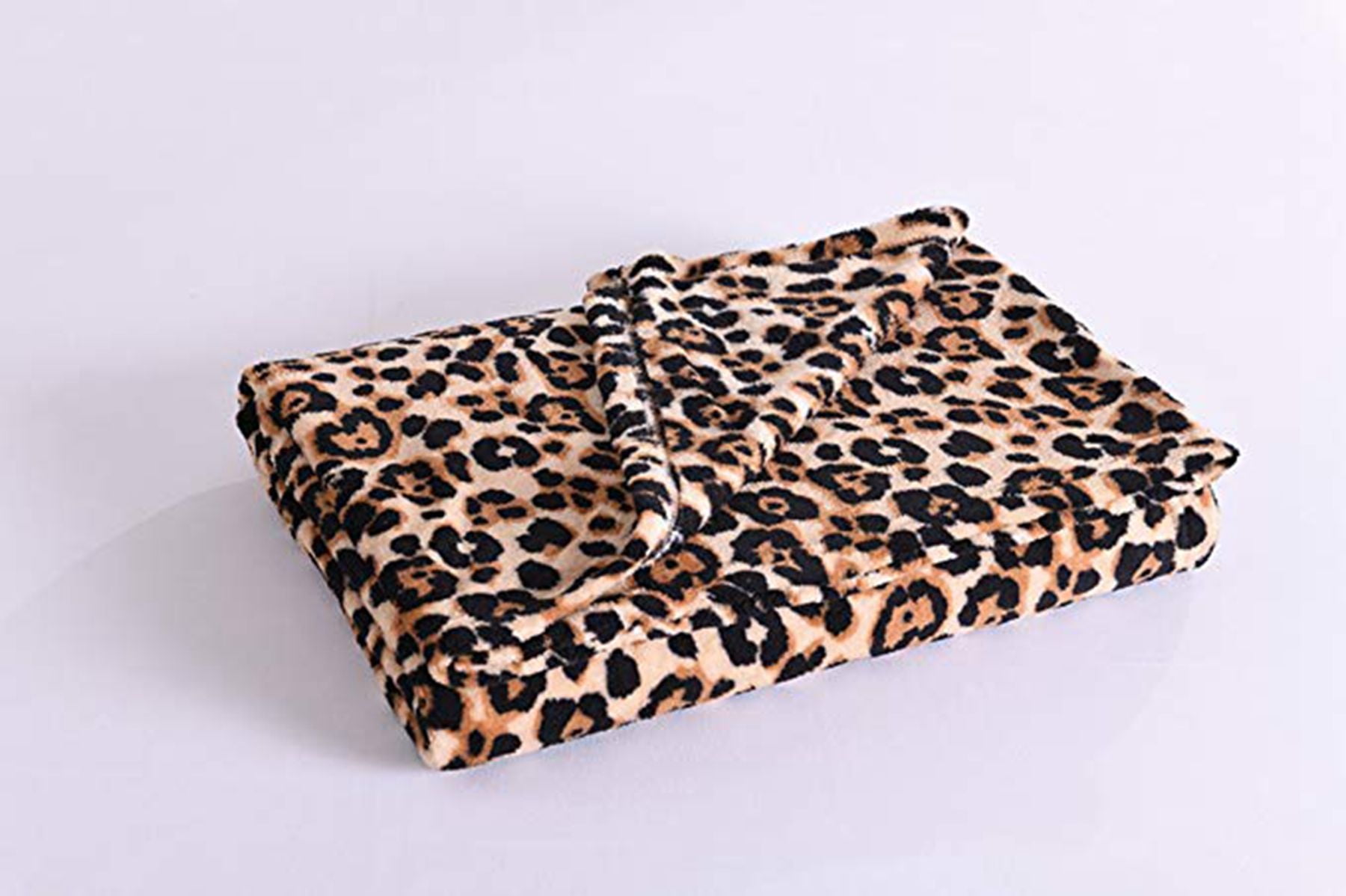 Fennco Styles Cheetah Print Plush Throw Blanket 50 x60 Walmart