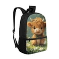 thumbnail image 2 of HUIACONG Cute Dragon Print School Backpack for Ages 6-18 Unisex Large Capacity Lightweight Water Resistant Bookbag for Girls Boys Elementary Middle High School Use, 2 of 6