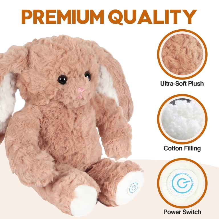 Mother's Day Gift Bunny Huggable Massager with Vibration, Rabbit Vibrating  Massager for Neck Back, Relaxing, Animal Electric Massager, Gift for Women  