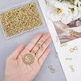 thumbnail image 3 of 240Pcs 3 Size Fishing Sinker Eyes Eyelets Golden DIY Fishing Lures Eyelet Stainless Steel 8-Shaped Loops Eyelets Swivels Clip for Lead Weights Molds Tackle Accessories, 3 of 9
