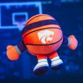 thumbnail image 2 of Bleacher Creatures Kansas State Wildcats Basketball 8" Kuricha Sitting Plush, 2 of 5