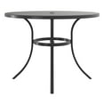 thumbnail image 2 of HOMETRENDS Patio Faux Wood Dining Table - Brown, 2 of 8