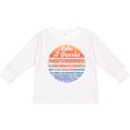 thumbnail image 3 of Inktastic Lake of the Ozarks Distressed Retro Sunset Boys or Girls Long Sleeve Toddler T-Shirt, 3 of 5