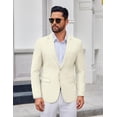 thumbnail image 2 of COOFANDY Casual Suit Jacket for Men Slim Fit Sports Jackets Lightweight Formal Business Blazer with Pocket, 2 of 6