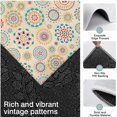 thumbnail image 3 of Multicolor Ethnic Floral Pattern Kitchen Rugs Sets Of 3,Kitchen Runner Rugs Non Skid Washable,Decorative Kitchen Floor Mats for Kitchen,Sink,Laundry,17"x30"+ 17"x47" + 17"x59", 3 of 6