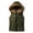 Mint Green, variant on Aoochasliy Womens Jackets and Coats Clothes Winter Parkas Short Outerwear Cotton-padded Jackets Pocket Faux Hooded Vest Overcoats