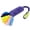 Purple, variant on Dog Tug Toy with Felt Tassels – Durable Interactive Pull Toy with Bungee Handle for Outdoor Play & Training,Multi-Color Purple