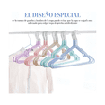 thumbnail image 5 of 20 Ganchos Para Ropa Perchas De Acero Inoxidable Lab.G, Multicolor, 5 of 5