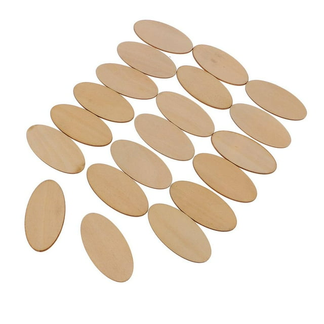 jifeng 20 Tranches Non Finies pour Mariage 60 x 30 mm - 20 Pcs