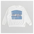 thumbnail image 4 of Women's Gameday Couture  White Tennessee Titans Oversized Faded Formation Premium Fleece Pullover Sweatshirt, 4 of 4