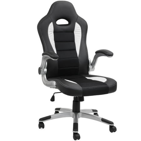 Barton Executive Computer Desk Chair Racing Car Gaming Black Barton Executive Computer Desk Chair Racing Car Gaming Black