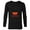 Black, variant on Disney Mickey Mouse Red Shorts Icon Nephew Family- Long Sleeve T-Shirt for Men - Customized-White