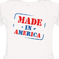 thumbnail image 4 of Inktastic Made in America Boys or Girls Long Sleeve Baby Bodysuit, 4 of 5