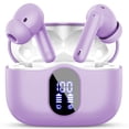 thumbnail image 1 of Audífonos Inalámbricos, Audífonos Bluetooth 5.4 Estéreo de Bajos, Audífonos con Micrófono con Cancelación de Ruido y Pantalla LED, 36H de Reproducción Audífonos Intrauditivos, Audífonos Deportivos Im, 1 of 7