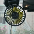 thumbnail image 6 of Car Fan 5V USB Universal Single Head Fan Portable Small Electric Cooling Fan 360 Degree Rotatable Car Cooler Fan 2 Speeds Strong Wind Cooling Air Fan for Car SUV Vehicle Truck Van, 6 of 9