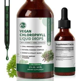 Dynamic Health Liquid Chlorophyll with Aloe Vera Juice 100 mg | Spearmint |  16 oz - Walmart.com