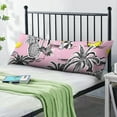 thumbnail image 2 of Hawaiian Beach Landscape Body Pillow Cover - Breathable 20x54 Long Pillow Case with Hidden Zipper for Maternity & Sleep, 2 of 5