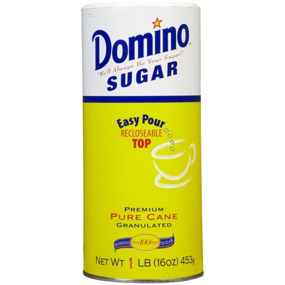 Domino Pure Cane Granulated Sugar Easy Pour Top 16 oz