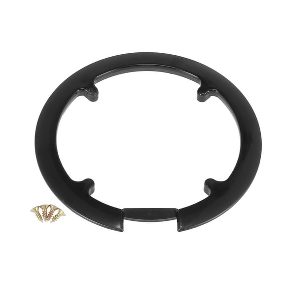 42 44 Teeth 8 Holes Bicycle Bike Crankset Chain Wheel Cover Protective Wheel Cover Black