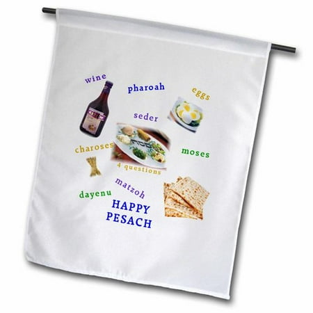 3drose Image Of Happy Passover And Seder Plate Holiday Symbols