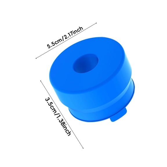 Clearance Sale | 5-Gallon Silicone Water Bottle Cap with Dustproof Seal, Leakproof Reusable Bucket Cover, Blue
