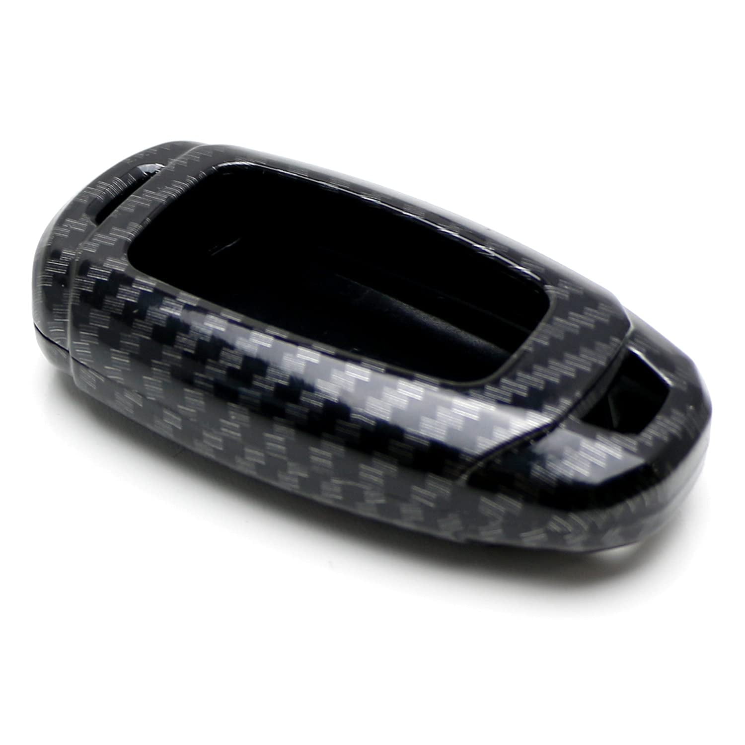 Gloss Finish Hard Shell Key Fob Cover Case, Compatible with 2018/2019-up Hyundai Kona Veloster Elantra GT Santa Fe Palisade 4-Button Smart Key Fob