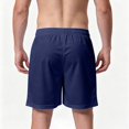 thumbnail image 7 of Fabrcox Mesh Basketball Shorts Men Quick Dry Casual Mens Shorts Lightweight Elastic Waist Summer Outdoor Running Gym Shorts Men with Pockets L, 7 of 7