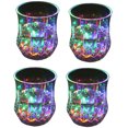thumbnail image 3 of Zeerkeer Vasos para beber que cambian de color Vasos con LED 5 luces LED Acrílico Plexiglás Irrompible Impermeable Textura de mármol Material de PC para Fiesta Cumpleaños Club nocturno Navidad(4), 3 of 7