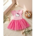 thumbnail image 6 of Hello Kitty Little Girls' Tutu Dress Hello Kitty Pink, 6 of 7