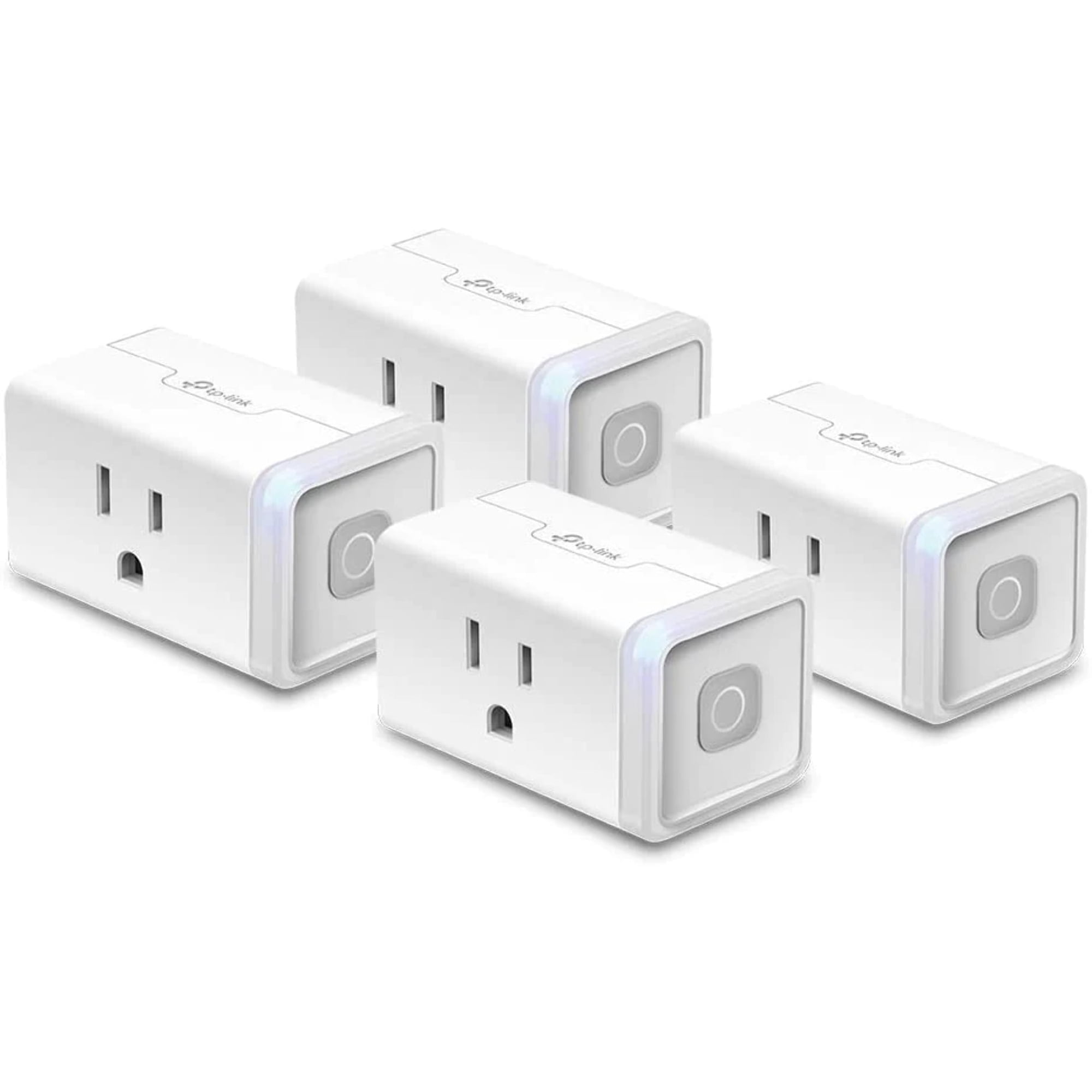 Kasa Smart Plug HS103P4, Smart Home Wi-Fi Outlet Works with Alexa, Echo, Google Home & IFTTT, No Hub Required, Remote Control, 15 Amp, UL Certified, 4-Pack, White