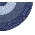 thumbnail image 5 of Better Trends 22" x 44" Wedge Braided Rug 100% Polypropylene Durable and Stain Resistant Reversible Indoor Area Utility Rug, Country Stripe Collection - Dark Blue Stripe, 5 of 5
