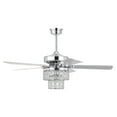 thumbnail image 5 of Caderina 52 in. 4-Light Indoor Chrome Finish Ceiling Fan with Light Kit and Remote, 5 of 5