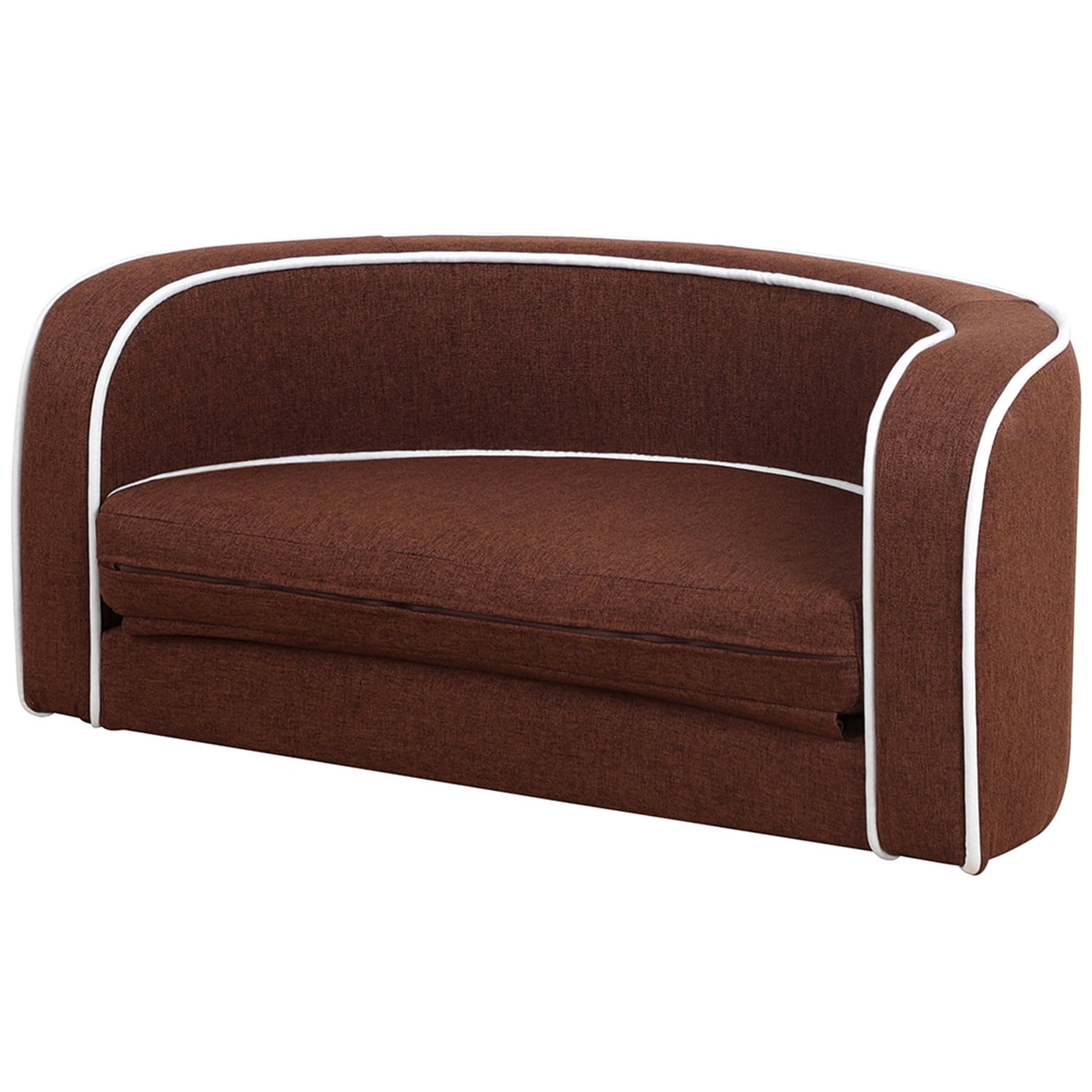 Pefilos 30" Round Pet Sofa, Dog Sofa Beds, Cat Sofa BedS, Brown Pefilos 30" Round Pet Sofa, Dog Sofa Beds, Cat Sofa BedS, Brown