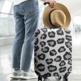 thumbnail image 2 of White and Gray Of Leopard Print Luggage Cover Fashion Suitcase Cover Baggage Covers Fit 25-28 Inch Luggage (Go Travel), 2 of 5