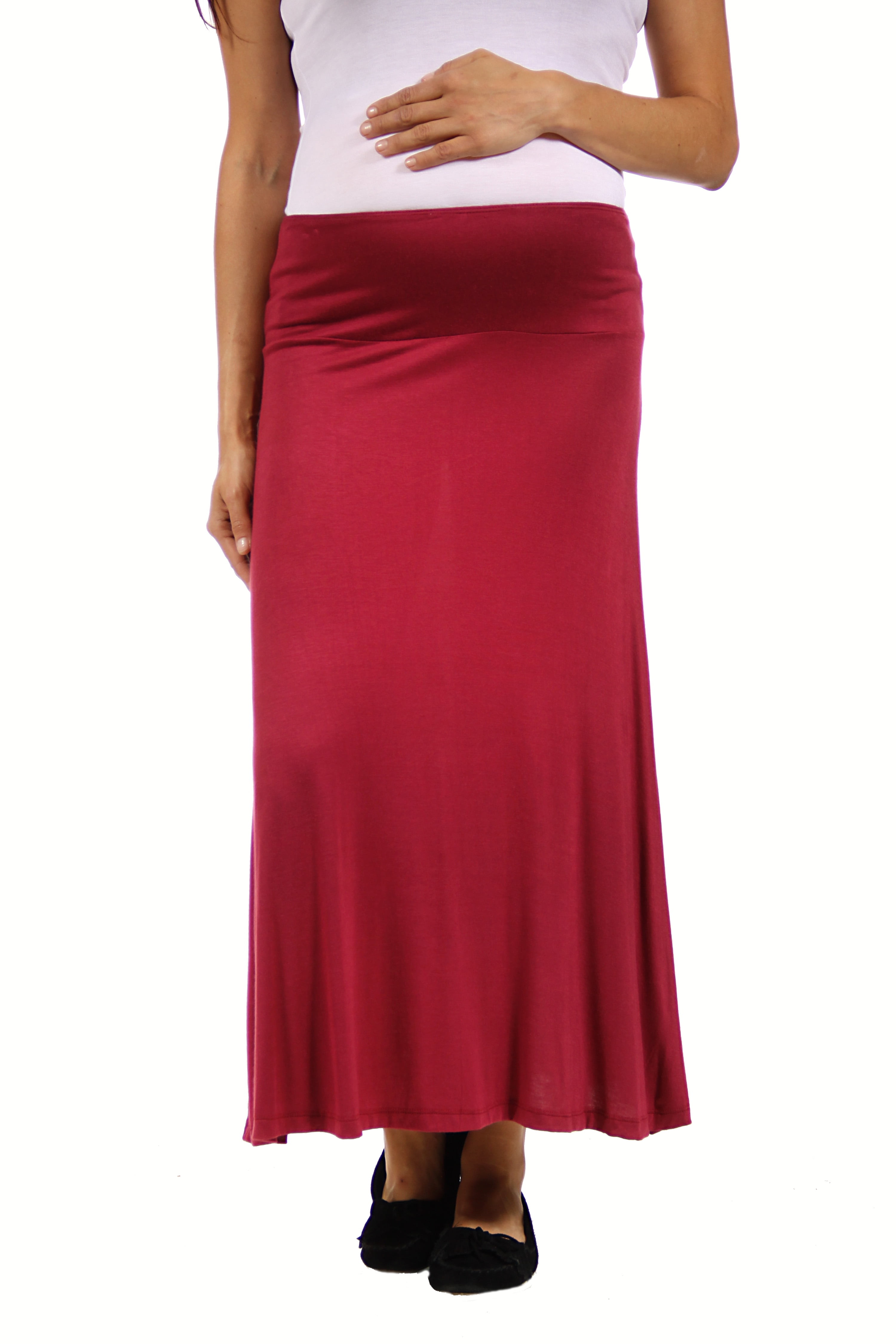 maternity maxi skirt